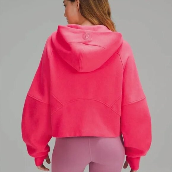 Lululemon Scuba Oversized Half Zip Hoodie in Lipgloss Pink Size M / L Boxy - Picture 1 of 15